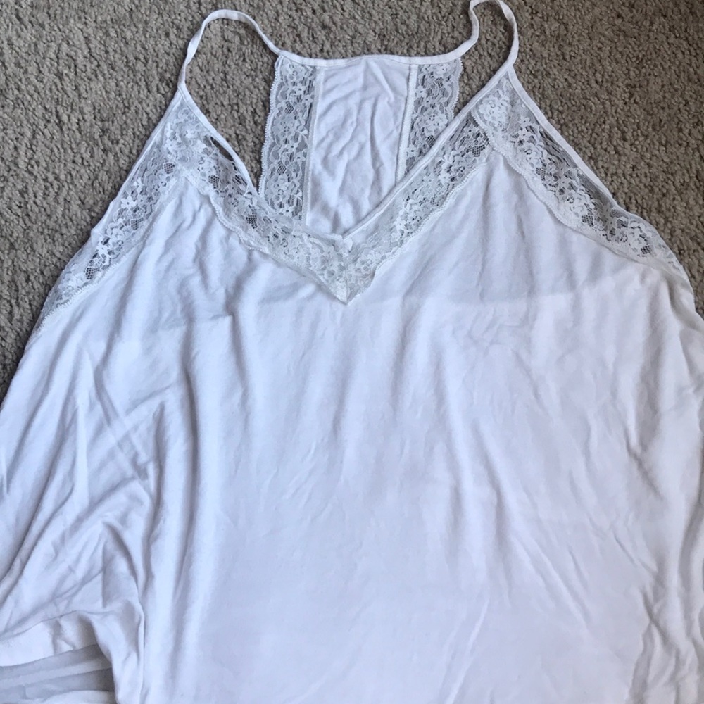 AE soft and sexy white tank